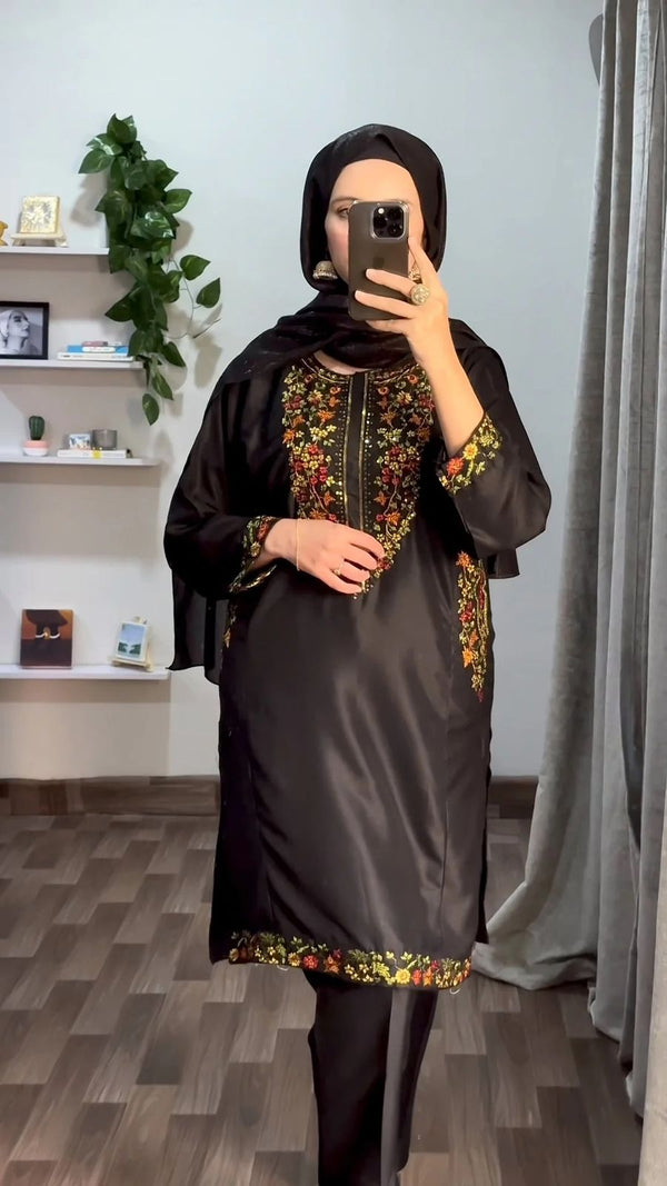 Pocket Sequence Embroidery 2pcs