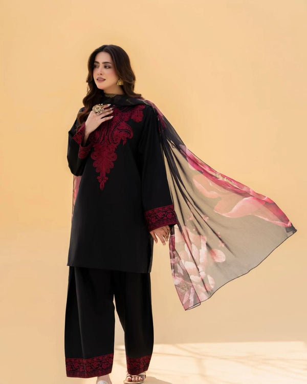 ZAROON 3PC ( FARSHI SHALWAR )